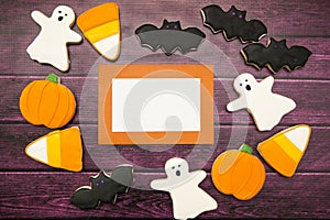 Halloween Cookies Background