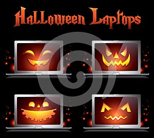 Halloween creative monster icons