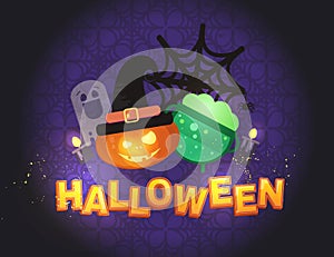 Halloween creative poster