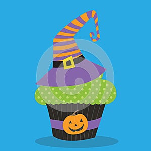 halloween cupcake hat stripe 05