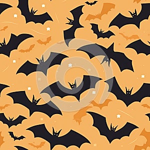 halloween cute patern seamless pattern background