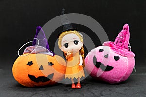 Halloween and decoration concept