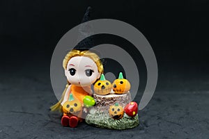 Halloween and decoration concept