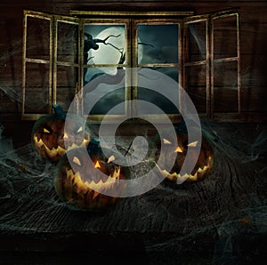 Halloween Design - Abandoned pumpkins