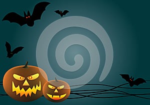 Halloween design elements