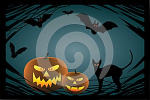 Halloween design elements. vector