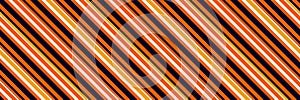 Halloween diagonal stripes textured background seamless pattern