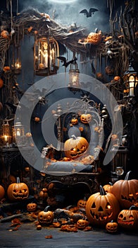 halloween digital background