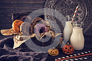 Halloween donuts photo