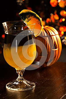 Halloween drinks - Rotten Pumpkin Cocktail
