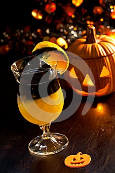 Halloween drinks - Rotten Pumpkin Cocktail