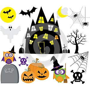 Halloween Elements set