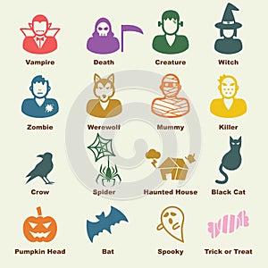 Halloween elements