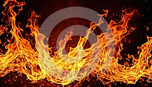 Halloween Fire Background. An abstract fire Halloween background