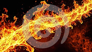 Halloween Fire Background. An abstract fire Halloween background