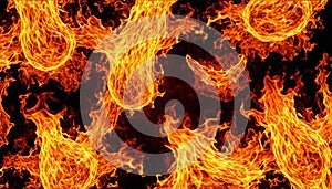 Halloween Fire Background. An abstract fire Halloween background