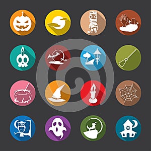 Halloween Flat Icons