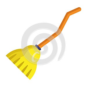 Halloween Flying Witch Broom Icon