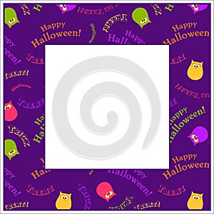 Halloween frame