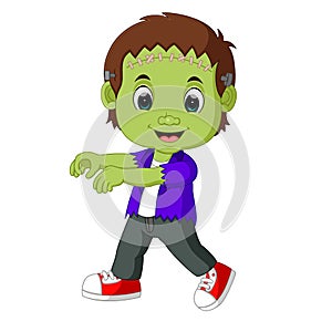 Halloween Frankenstein Mascot