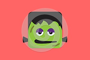 Halloween Frankenstein Sticker