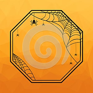 Halloween Geometric Frame