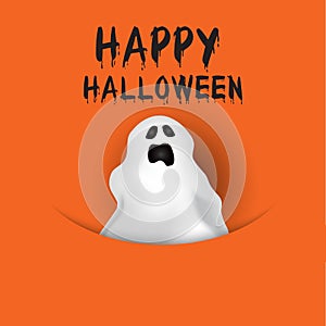 Halloween ghost background