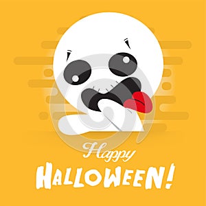 Halloween ghost background