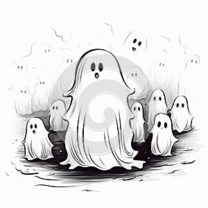 Halloween Ghost Design photo