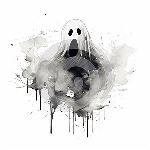 Halloween Ghost Doodle photo