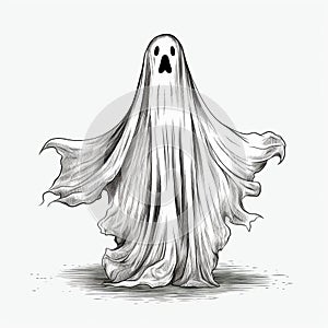 Halloween Ghost Geometric photo