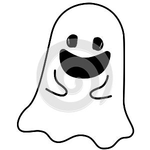 Halloween ghost icon photo
