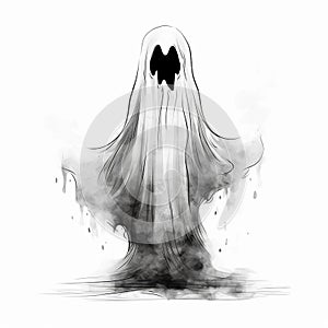 Halloween Ghost Illustrations for Teachers