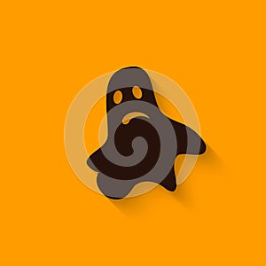 Halloween ghost sign