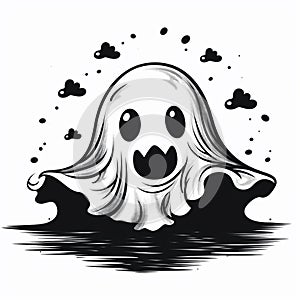 Halloween Ghost Vector photo