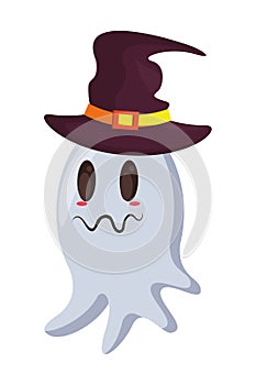 Halloween ghost witch hat accessory