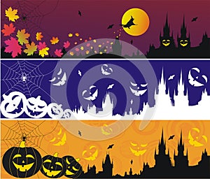 Halloween Gothic banners