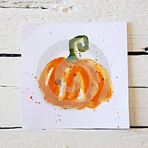 Halloween greeting card