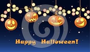 Halloween greeting card