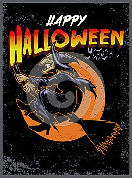 Halloween greeting card