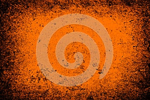 Halloween grunge orange background