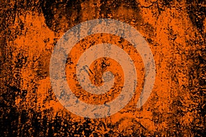 Halloween grunge orange background