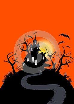 Halloween haunted house