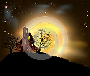Halloween haunted house