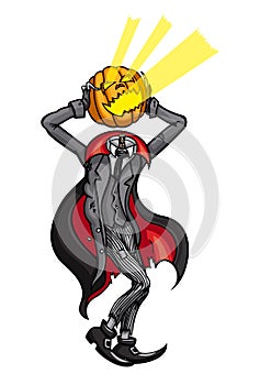 Halloween Headless Pumpkin Jack