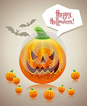 Halloween holiday card