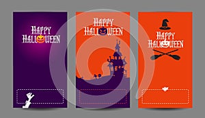 Halloween Holidays design templates.