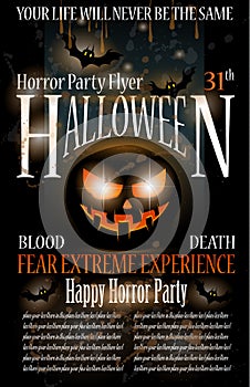 Halloween Horror Party Flyer