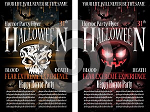 Halloween Horror Party Flyer