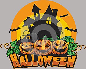 halloween house Vector illustration DOWNLOAD